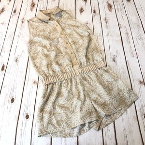 Michael Kors / romper shorts sleeveless tie dye XS
